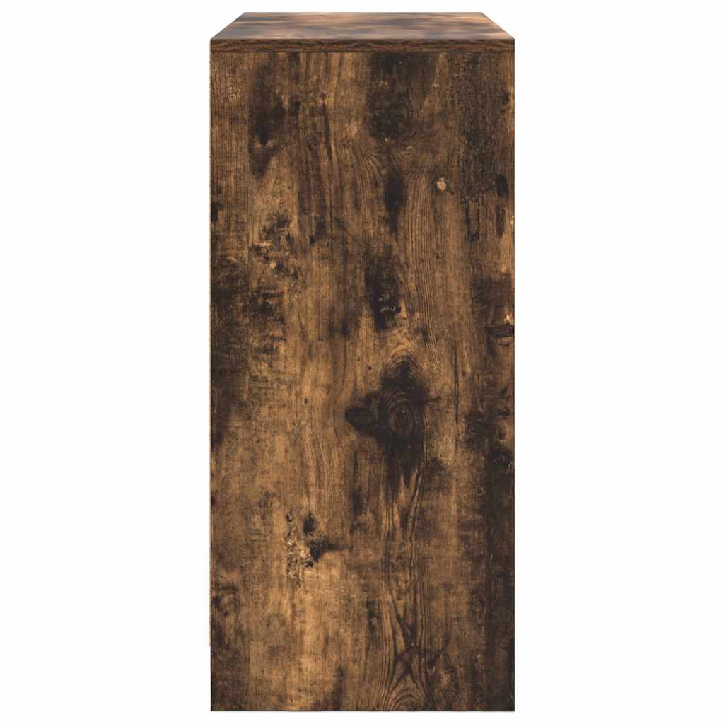 Aparador c/ gavetas e portas 70,5x34x74,5 cm carvalho fumado