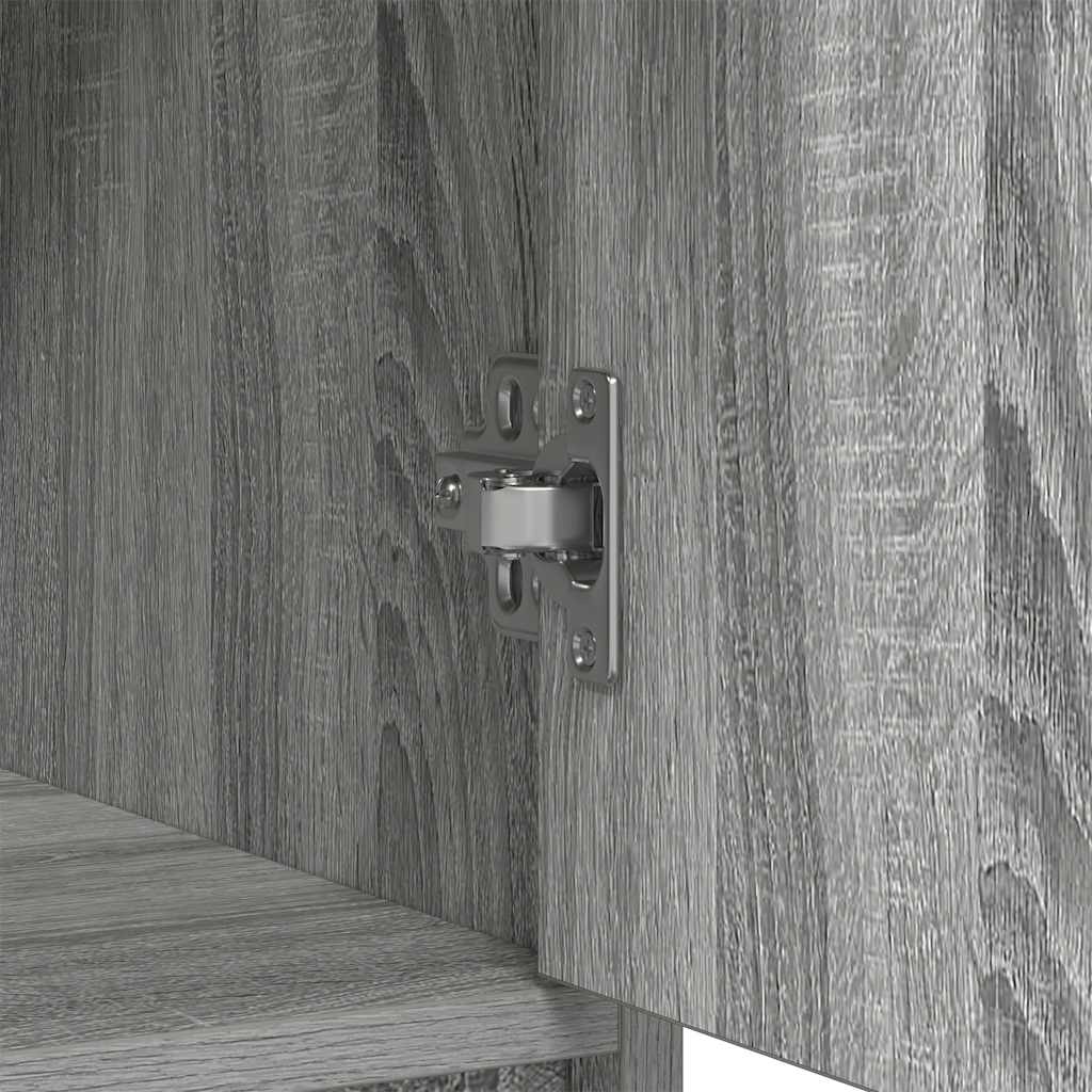 Aparador c/ gavetas e portas 70,5x34x74,5 cm sonoma cinzento