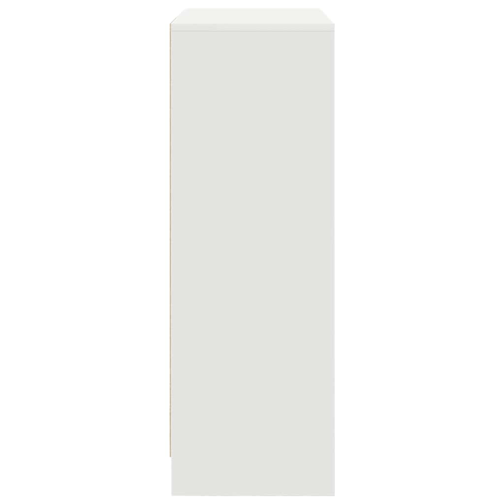 Aparador c/ gavetas e portas 73x31x90 cm branco