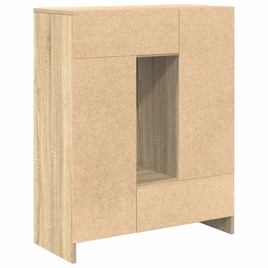 Aparador com gavetas e portas 73x31x90 cm carvalho sonoma