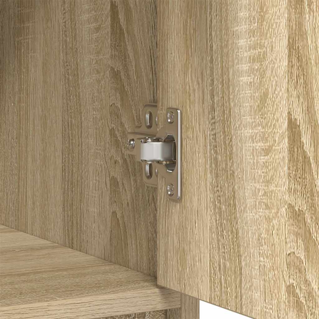 Aparador com gavetas e portas 73x31x90 cm carvalho sonoma