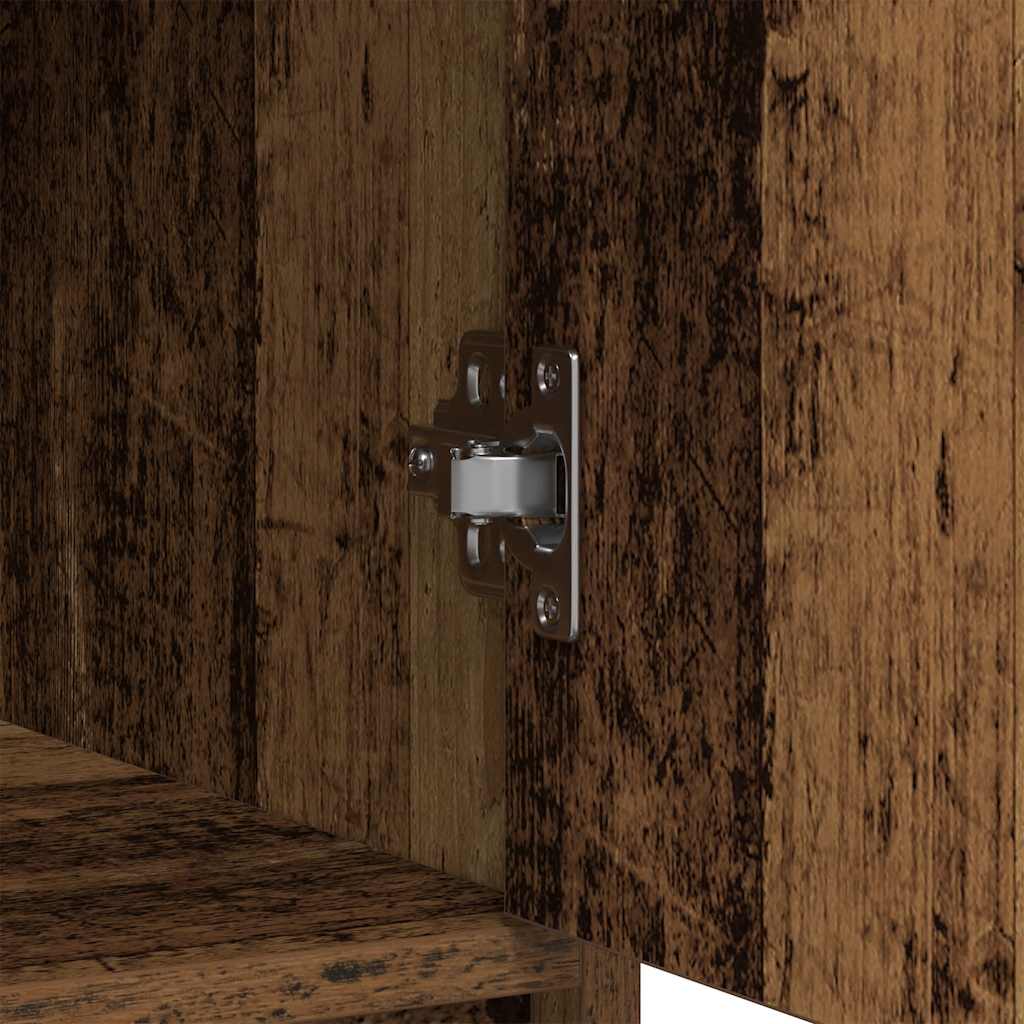 Aparador c/ gavetas e portas 73x31x90 cm madeira velha