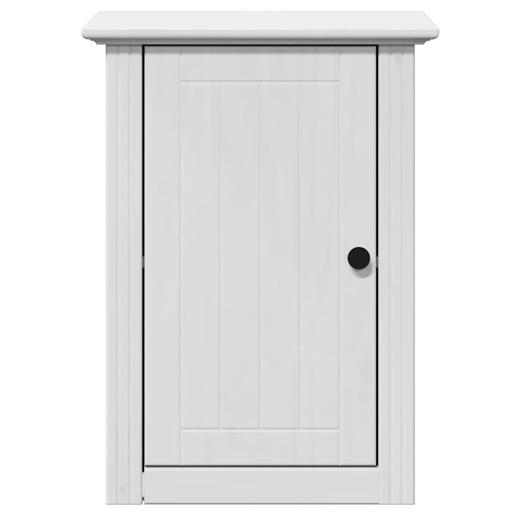 3 pcs conjunto de móveis para WC BODO pinho maciço branco