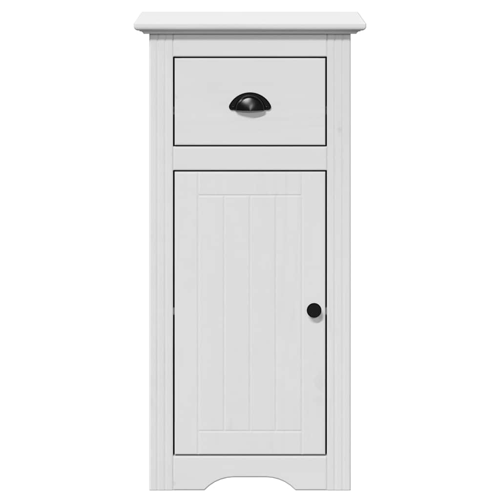 3 pcs conjunto de móveis para WC BODO pinho maciço branco