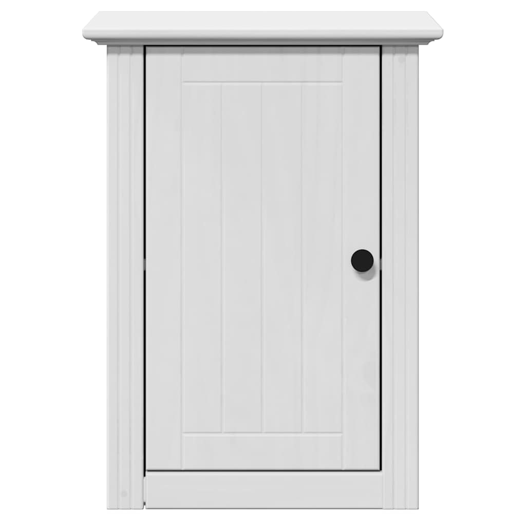 4 pcs conjunto de móveis para WC BODO pinho maciço branco