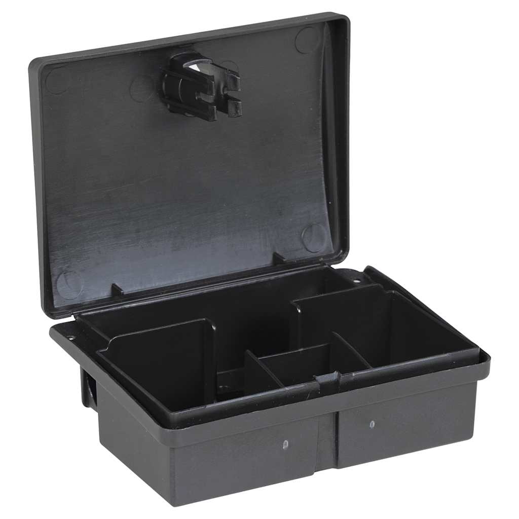 Armadilhas para ratos 10 pcs preto 13x10x4 cm