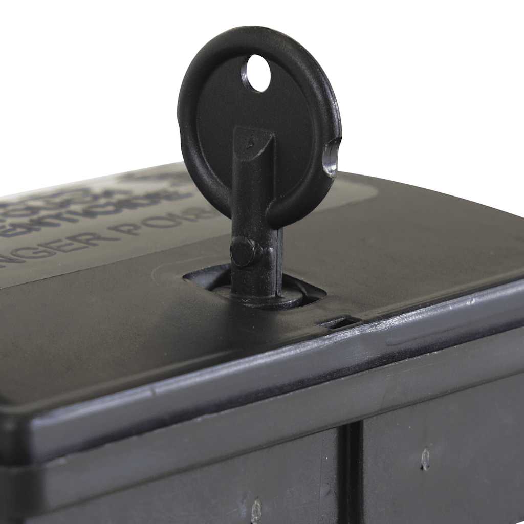 Armadilhas para ratos 10 pcs preto 13x10x4 cm