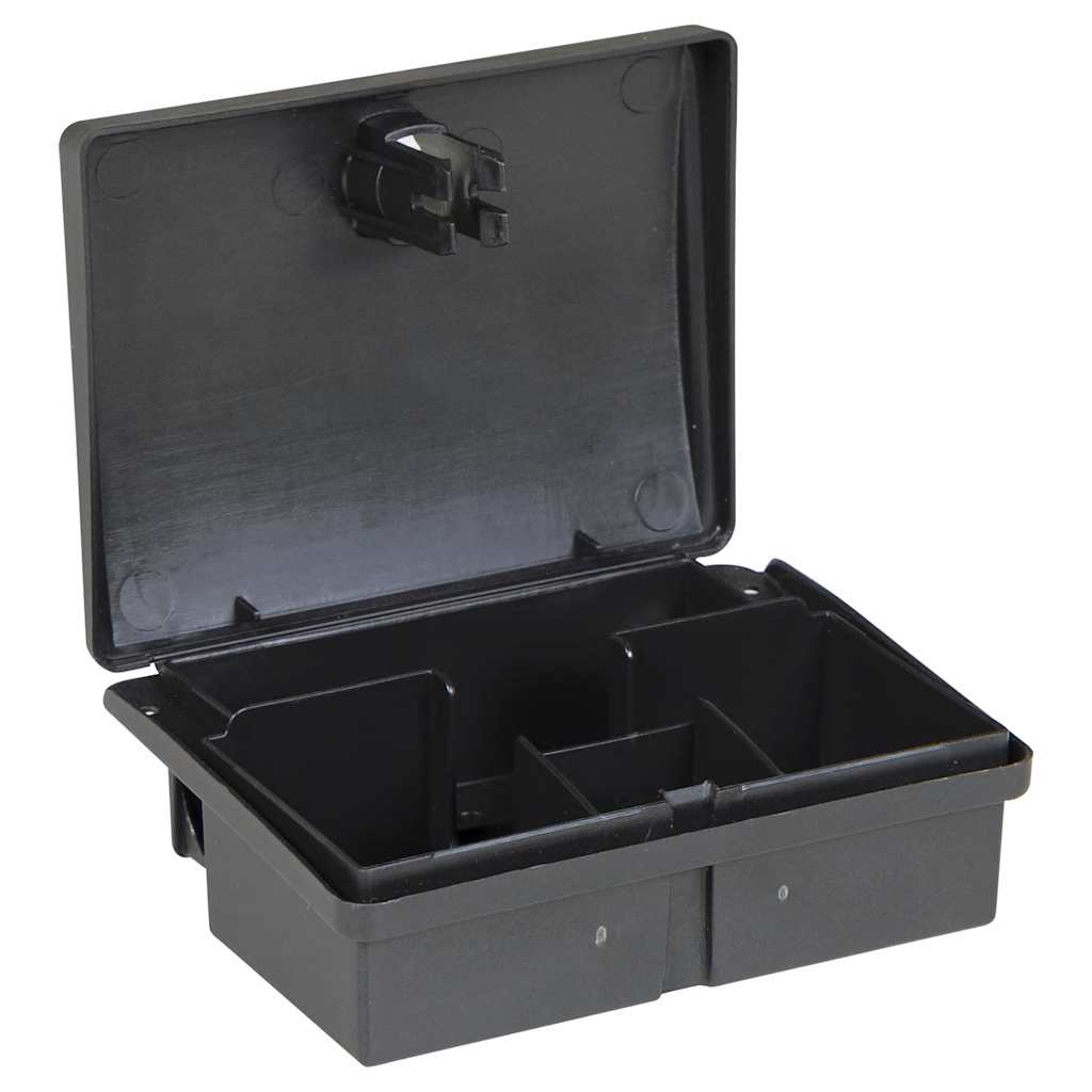 Armadilhas para ratos 20 pcs preto 13x10x4 cm