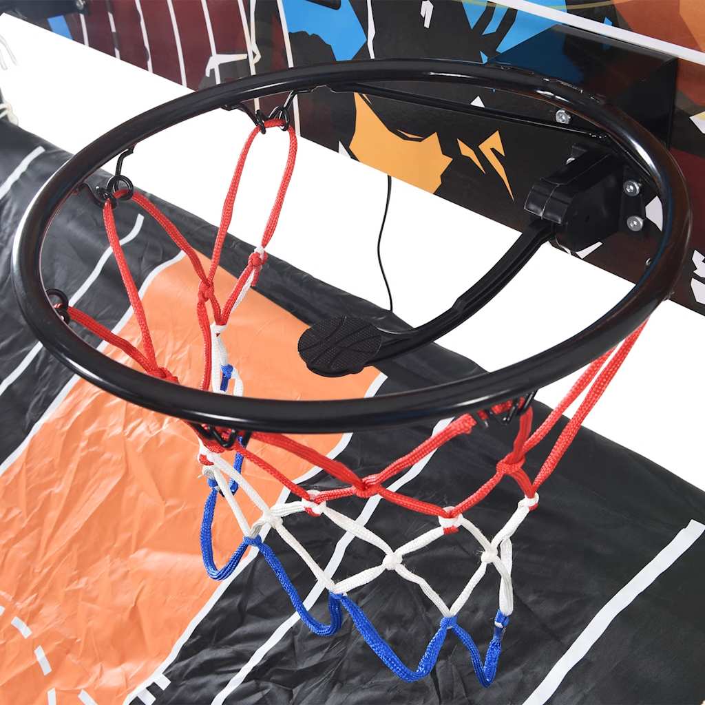 Máquina de fliperama de basquetebol c/ 4 bolas para 2 jogadores