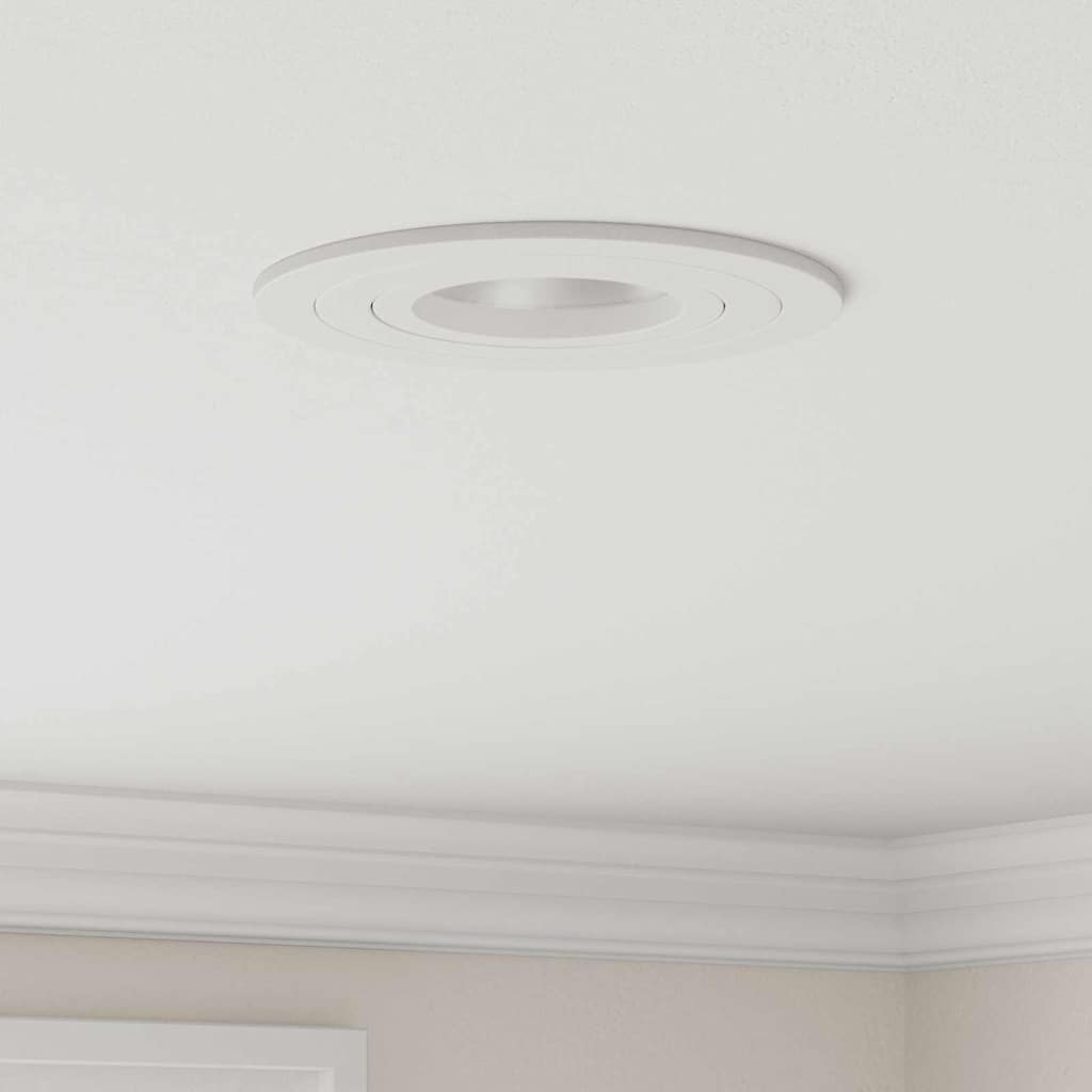 Spotlights com holofotes 24 pcs Branco 9 x 9 x cm Alumínio