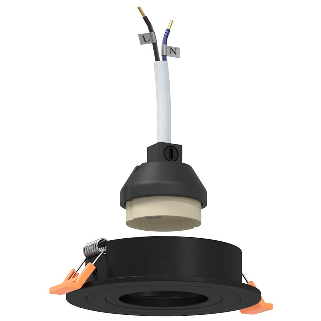 Spotlights com holofotes 12 pcs Branco 9 x 9 x cm Alumínio