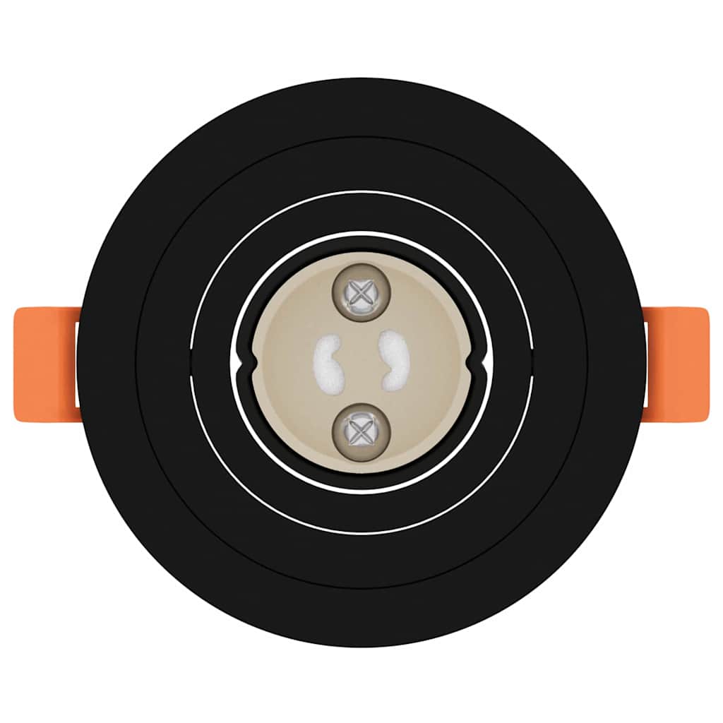 Spotlights com holofotes 24 pcs Preto 9 x 9 x cm Alumínio