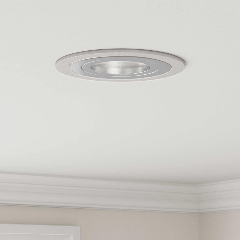 Spotlights com holofotes 12 pcs Branco 9 x 9 x cm Alumínio