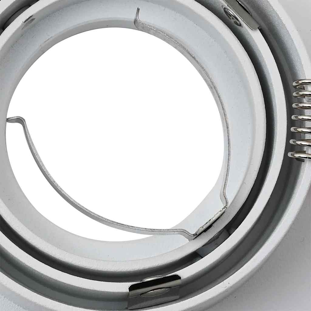 Spotlights com holofotes 12 pcs Branco 9 x 9 x cm Alumínio