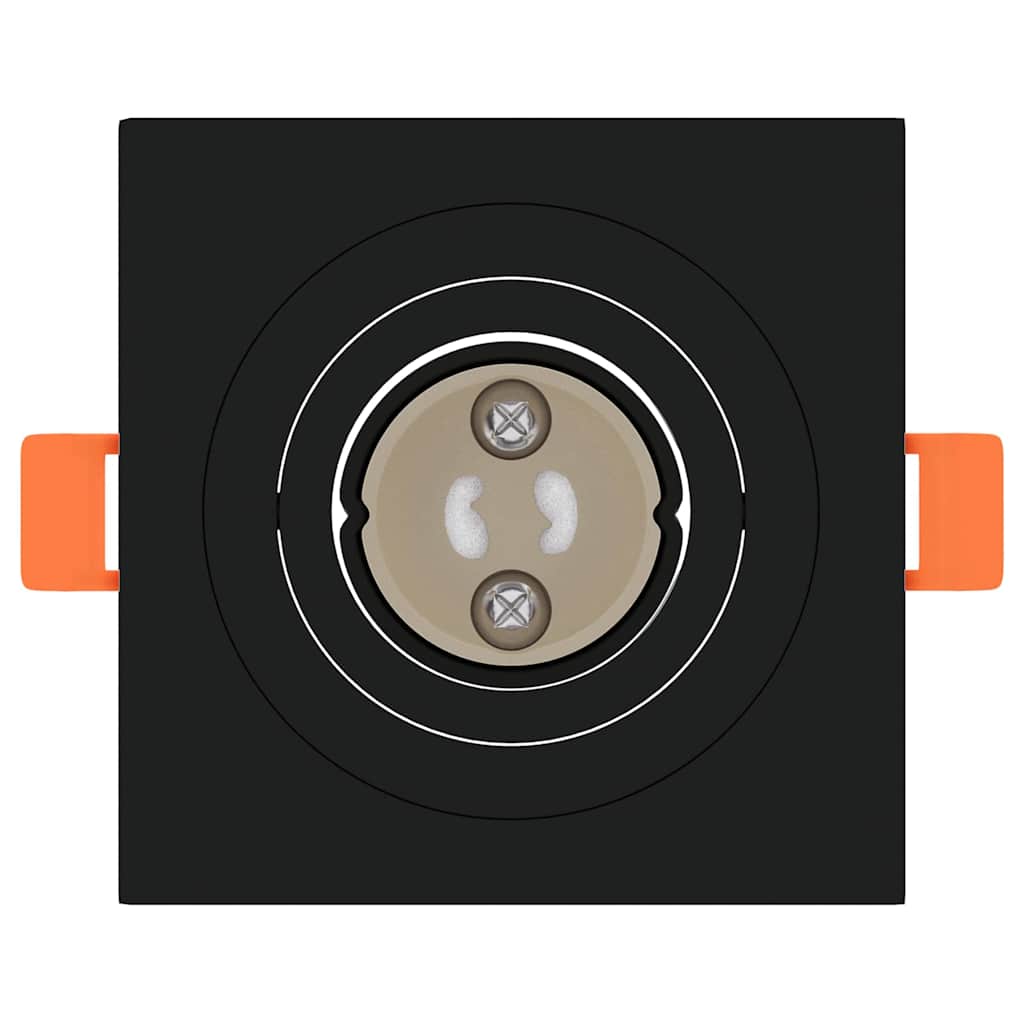 Spotlights com holofotes 24 pcs Preto 9 x 9 x cm Alumínio