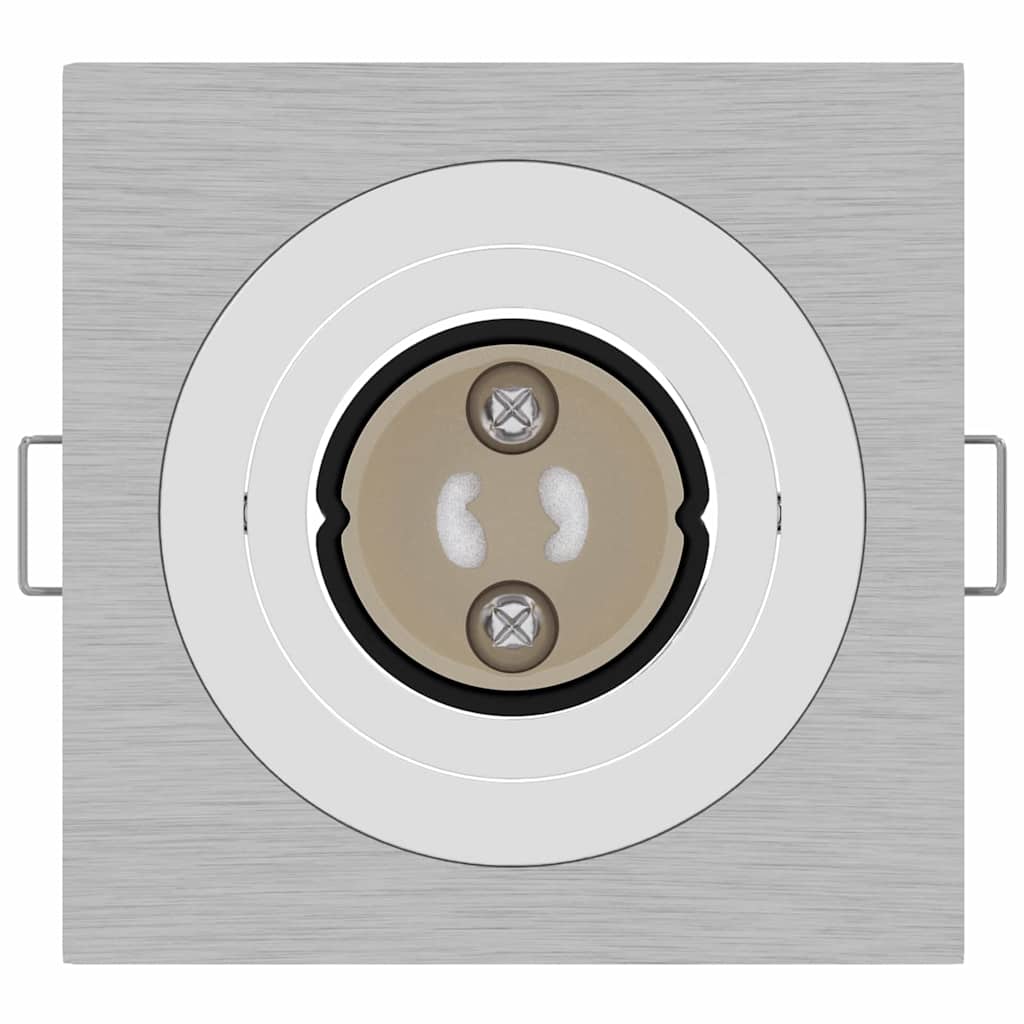 Spotlights com holofotes 12 pcs Branco 9 x 9 x cm Alumínio