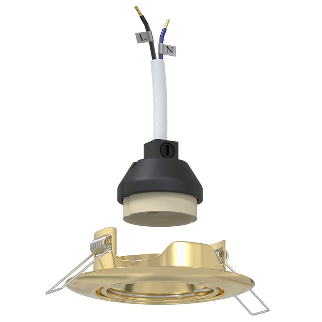 Spotlights com holofotes 12 pcs Ouro 9 x 9 cm Metal