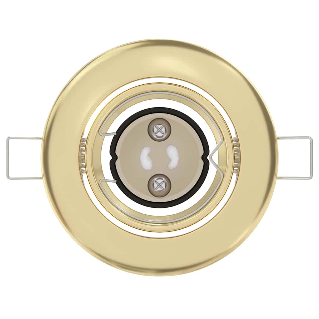 Spotlights com holofotes 12 pcs Ouro 9 x 9 cm Metal