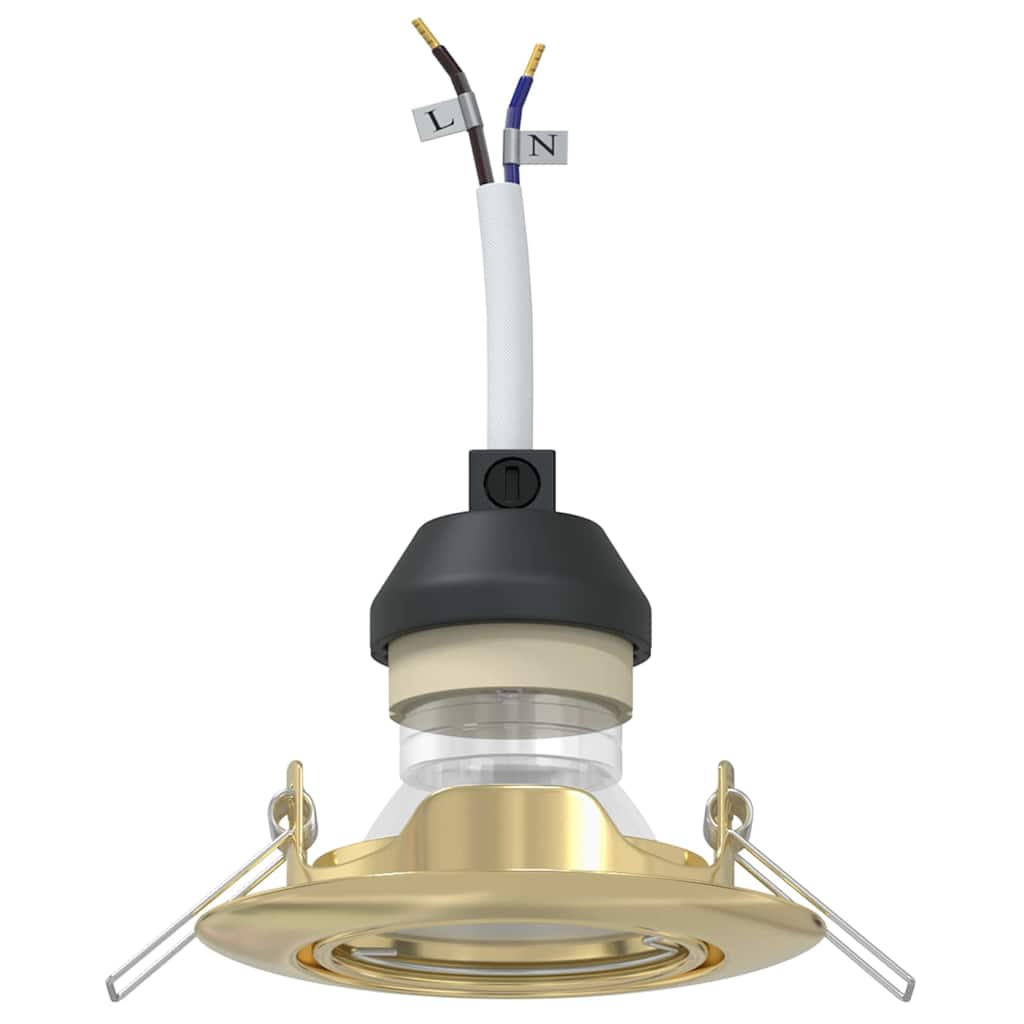 Spotlights com holofotes 12 pcs Ouro 9 x 9 cm Metal