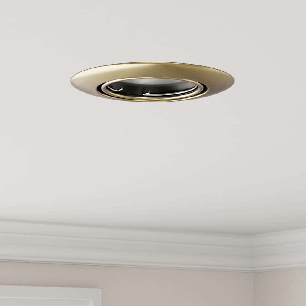 Spotlights com holofotes 24 pcs Latão 9 x 9 cm Metal