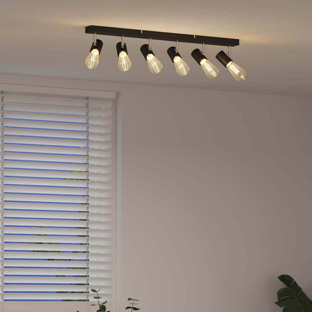 Foco de teto Preto 73 x 6.5 x 11.5 cm Aço