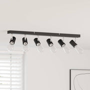 Foco de teto Preto 73 x 6.5 x 11.5 cm Aço