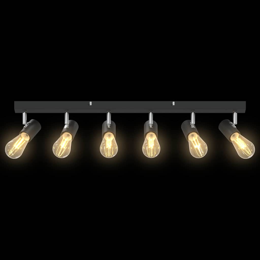 Foco de teto Preto 73 x 6.5 x 11.5 cm Aço