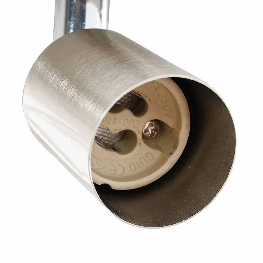 Foco de teto Níquel escovado 12 x 8 cm Aço