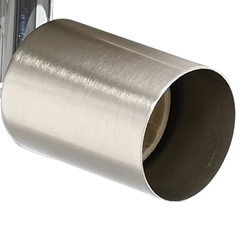 Foco de teto Níquel escovado 12 x 8 cm Aço