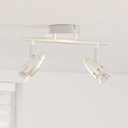 Foco de teto Niquel fosco 27 x 14 x 12 cm Aço