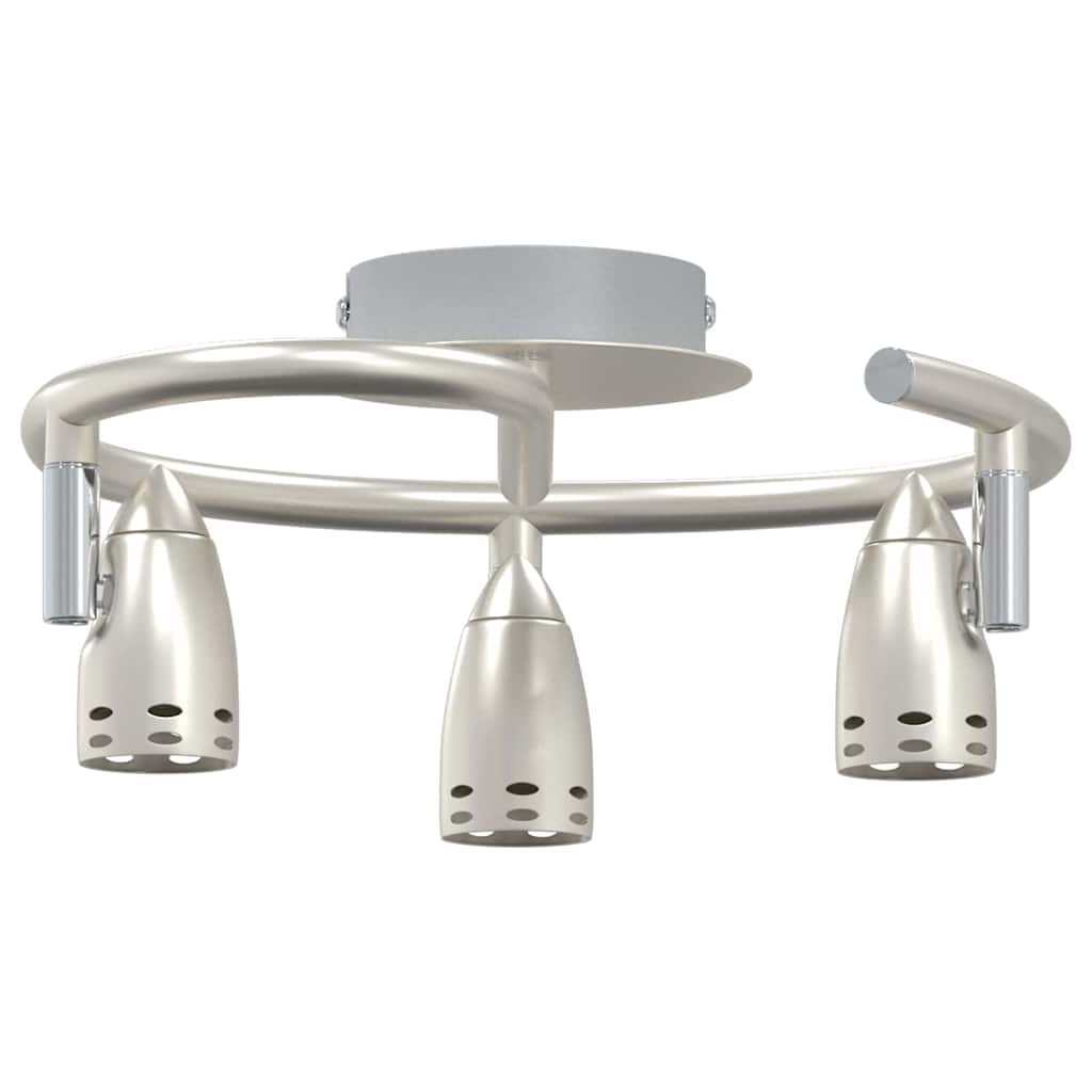 Foco de teto Niquel fosco 25 x 24 x 12 cm Aço