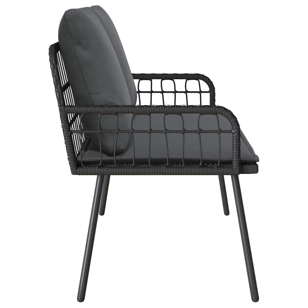 Banco de jardim com almofada Cinzeto 114 x 64 x 78cm Metal