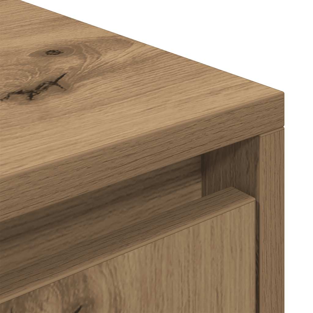 Móvel de TV 188,5x41x50cm deriv. de madeira carvalho artisiano