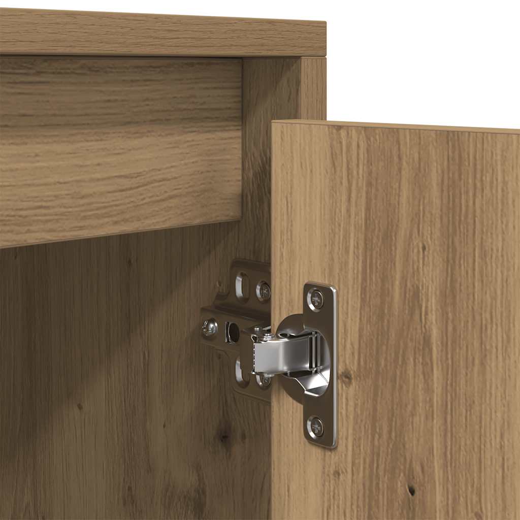 Móvel de TV 188,5x41x50cm deriv. de madeira carvalho artisiano