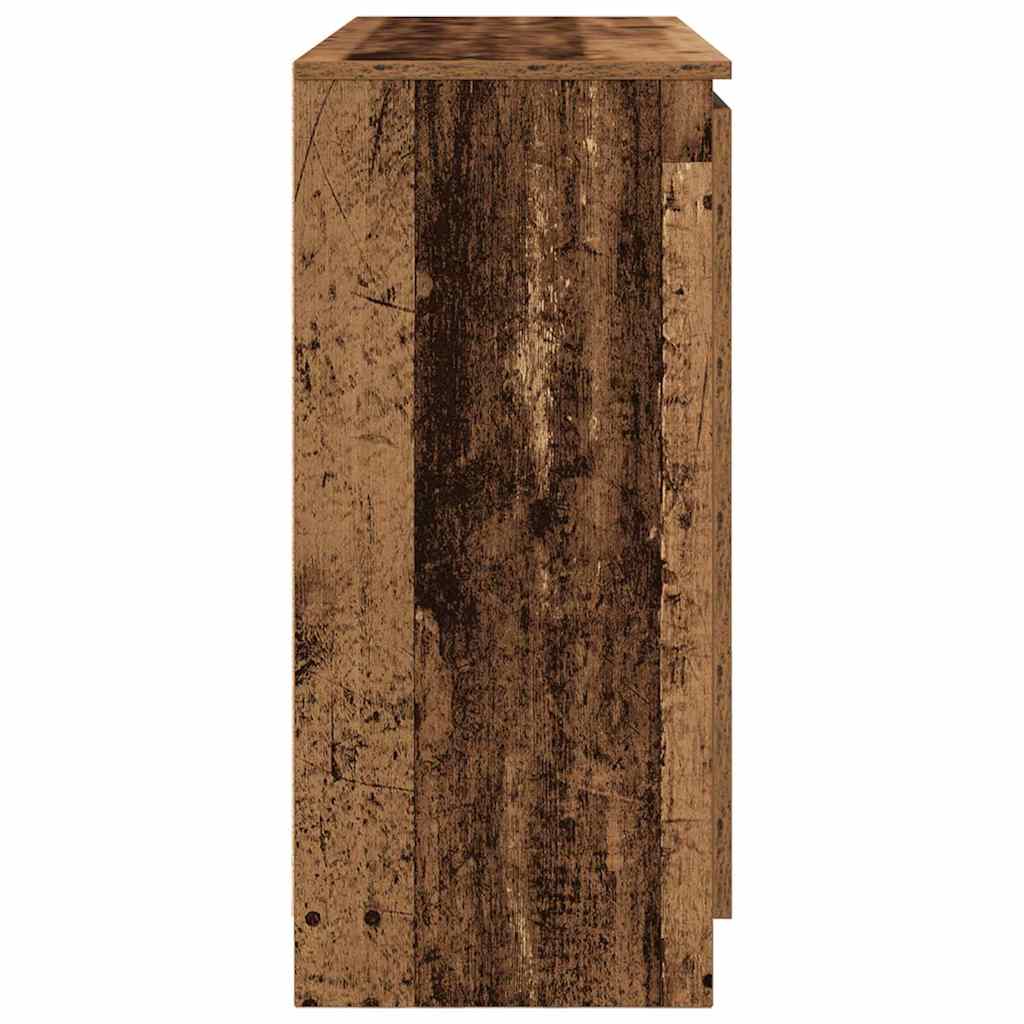 Aparador com gavetas 100,5x35x76cm deriv. madeira madeira velha