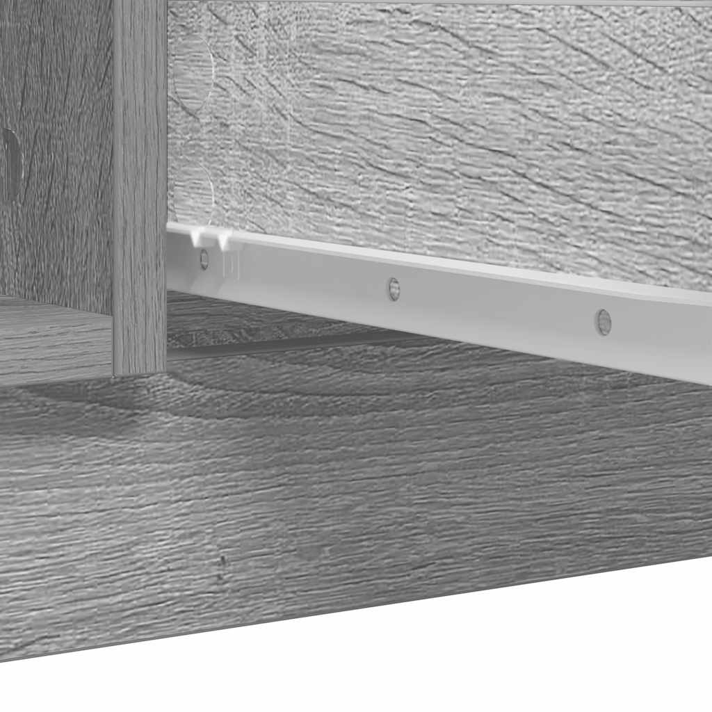 Aparador com gavetas derivados de madeira sonoma cinzento