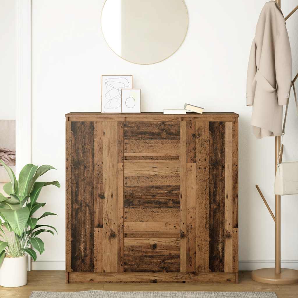 Aparador com gavetas derivados de madeira madeira velha