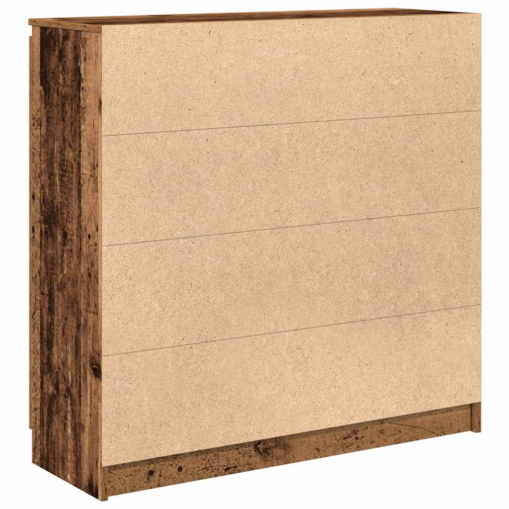 Aparador com gavetas derivados de madeira madeira velha