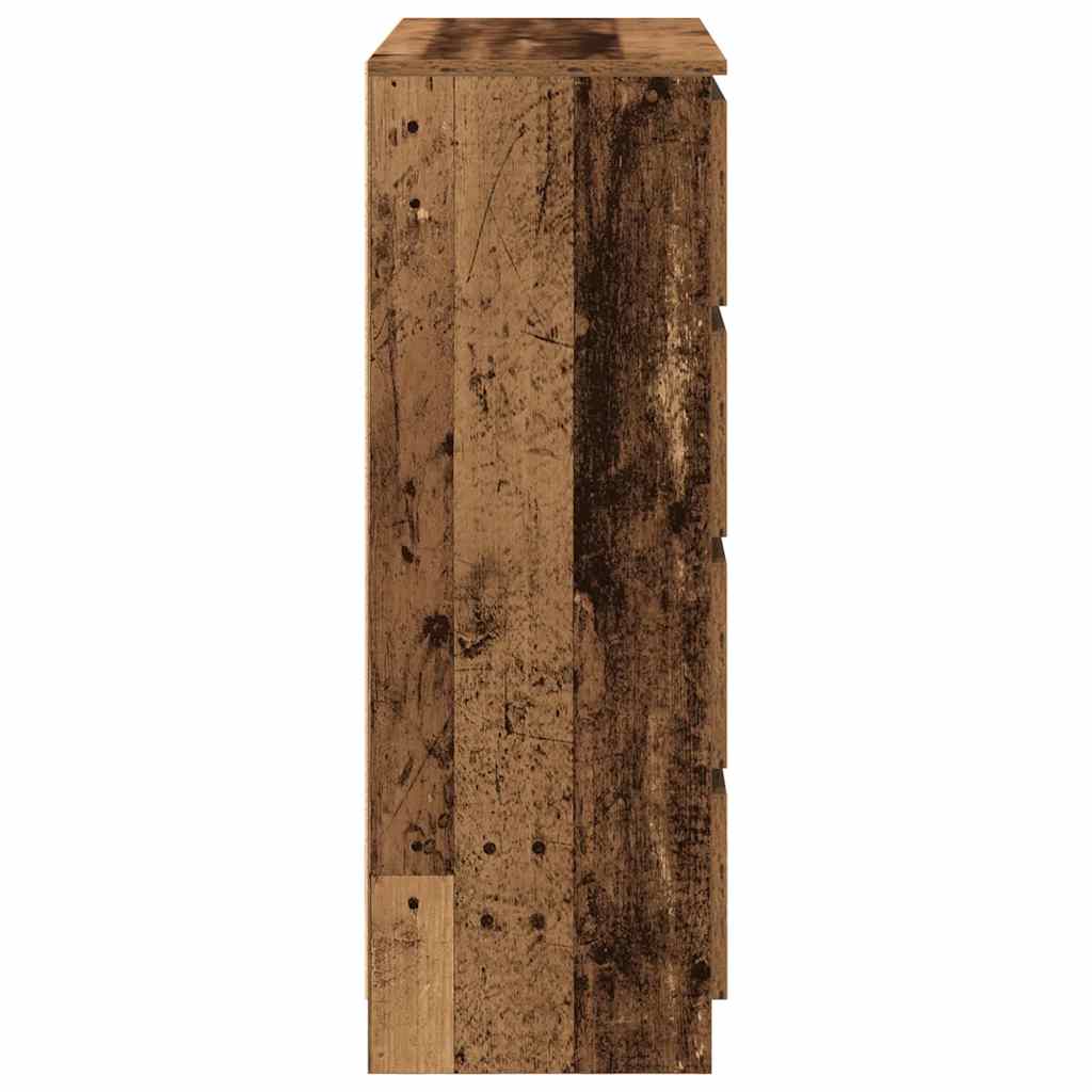 Aparador 80x35x99 cm derivados de madeira madeira velha