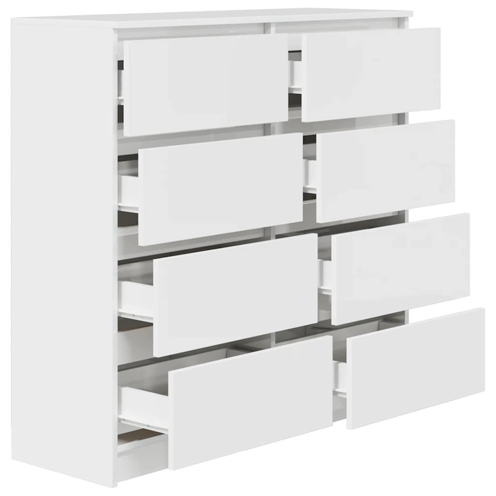 Aparador 100x35x99 cm derivados de madeira branco