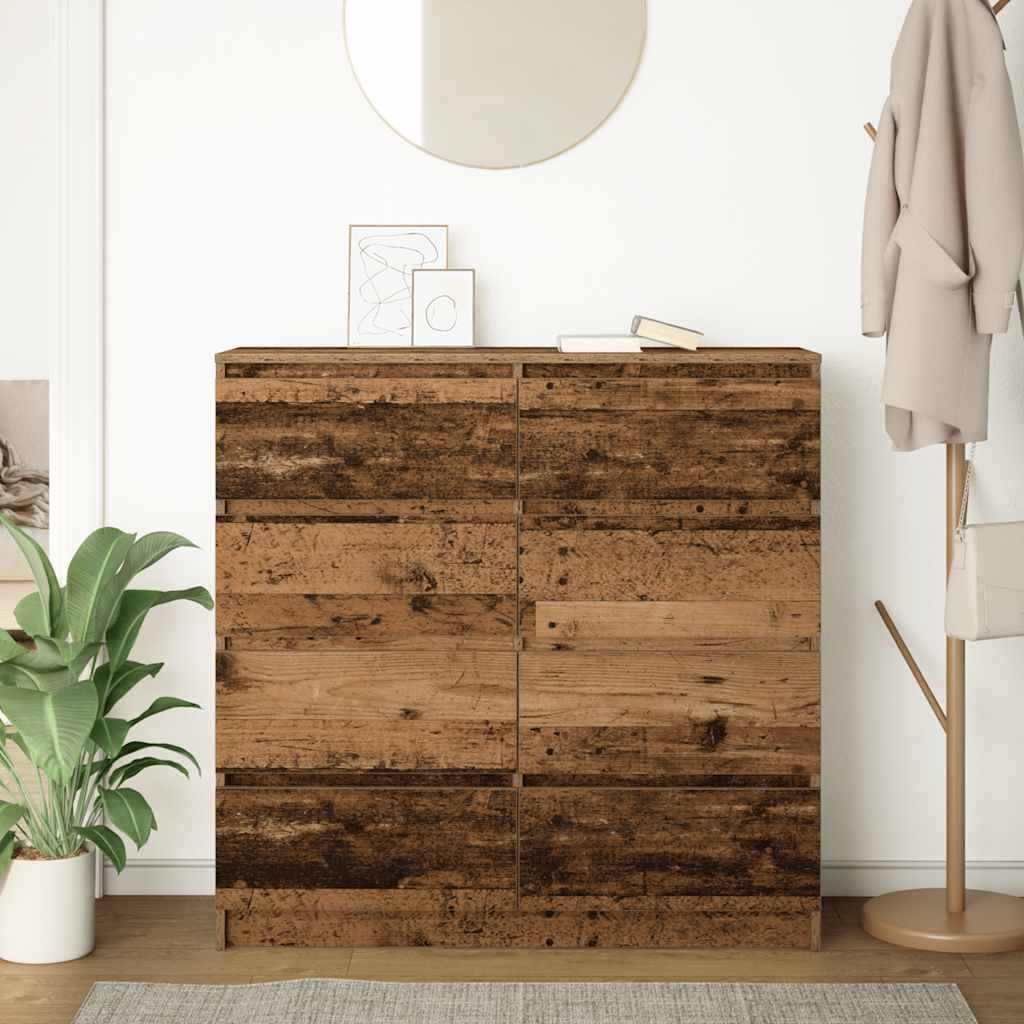 Aparador 100x35x99 cm derivados de madeira madeira velha