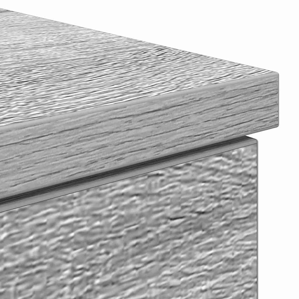 Mesa Sonoma cinzento 140 x 49 x 76 cm Madeira processada