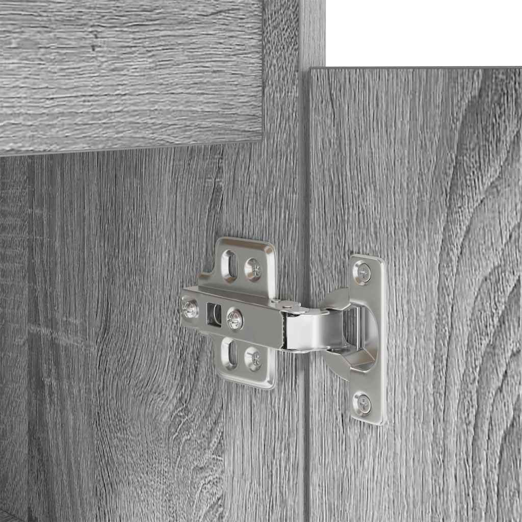 Mesa Sonoma cinzento 140 x 49 x 76 cm Madeira processada