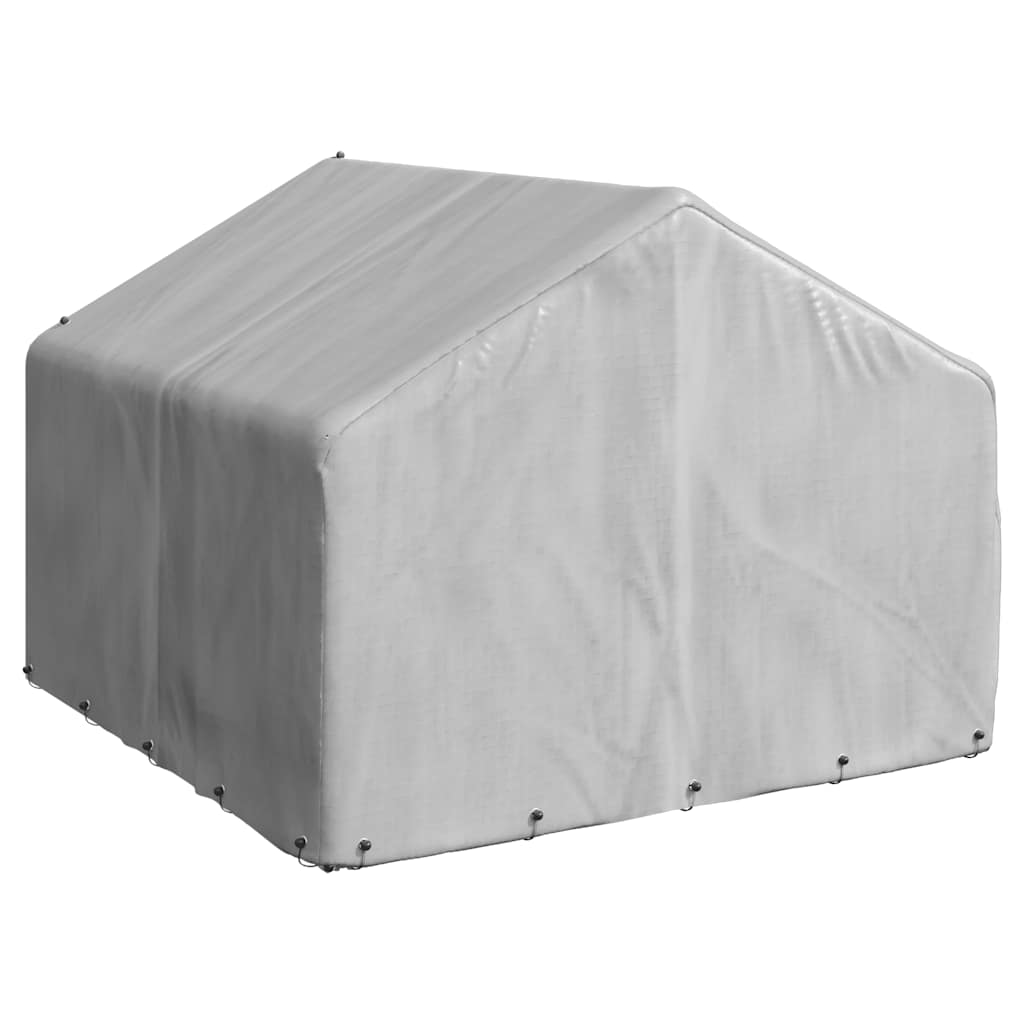 Canil para cães ao ar livre com cobertura 2x2x1,5 m Aço galvanizado