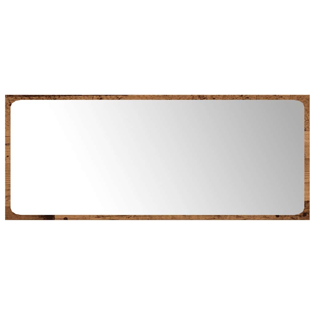 5 pcs conj. móveis casa banho derivados madeira madeira velha