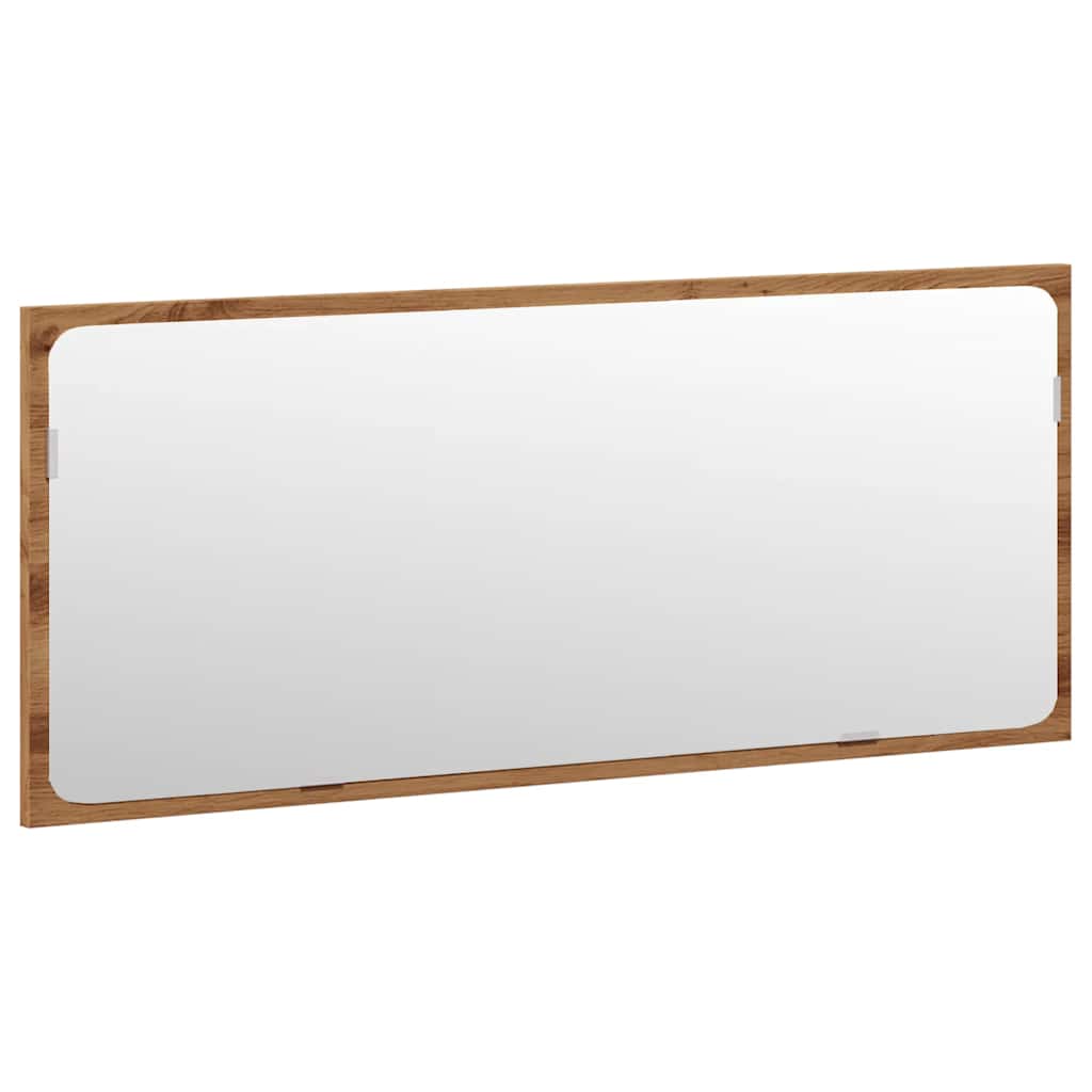 4 pcs móveis de casa de banho deriv. madeira carvalho artisiano