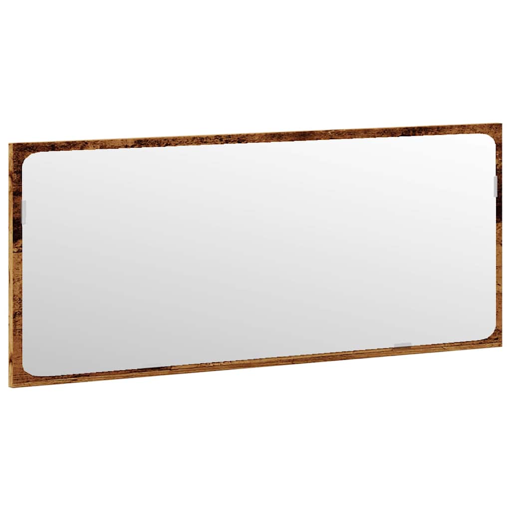 4 pcs conj. móveis casa banho derivados madeira madeira velha