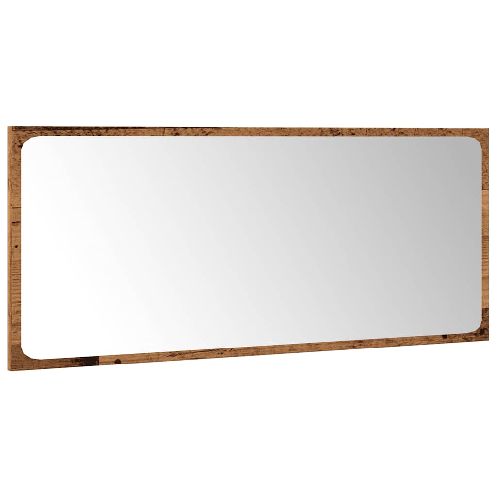 5 pcs conj. móveis casa banho derivados madeira madeira velha