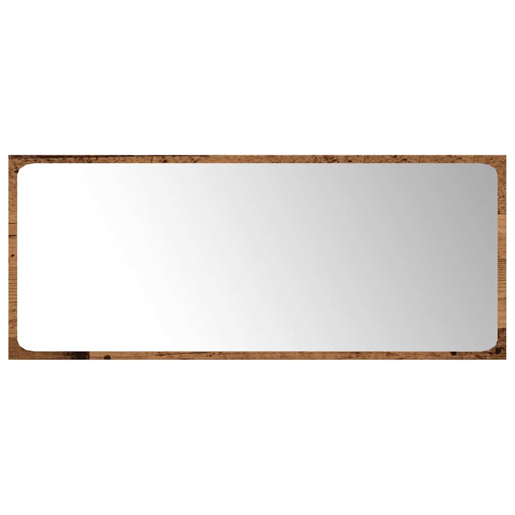 5 pcs conj. móveis casa banho derivados madeira madeira velha