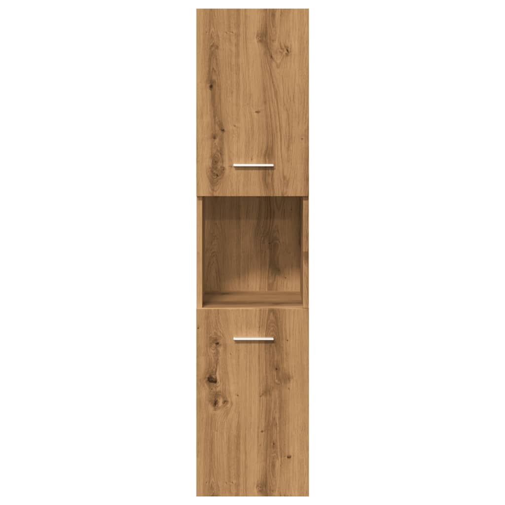 5 pcs móveis de casa de banho deriv. madeira carvalho artisiano